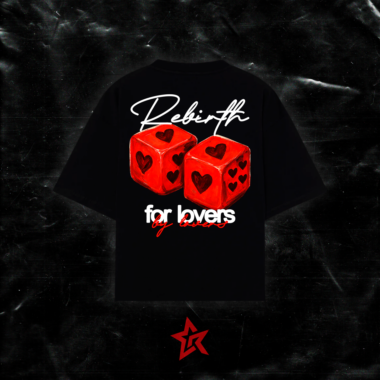 For Lovers By Lovers Tee Black