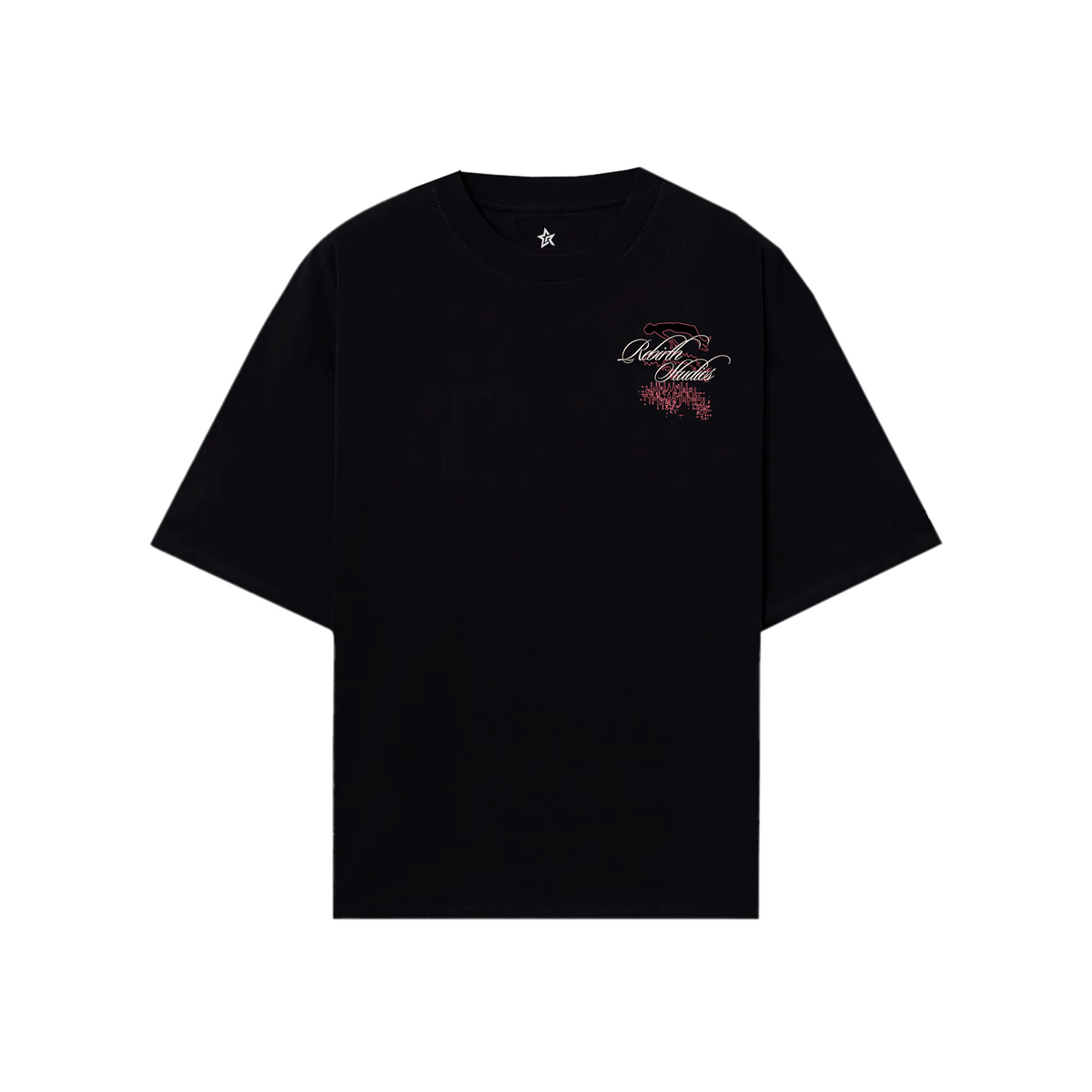 Pink Horse Tee Black